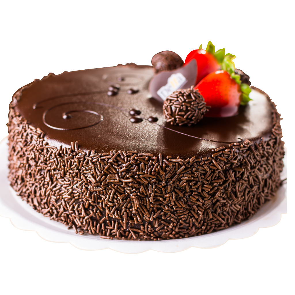 Simone Doces - Bolo Chocolate brigadeiro com Morangos 