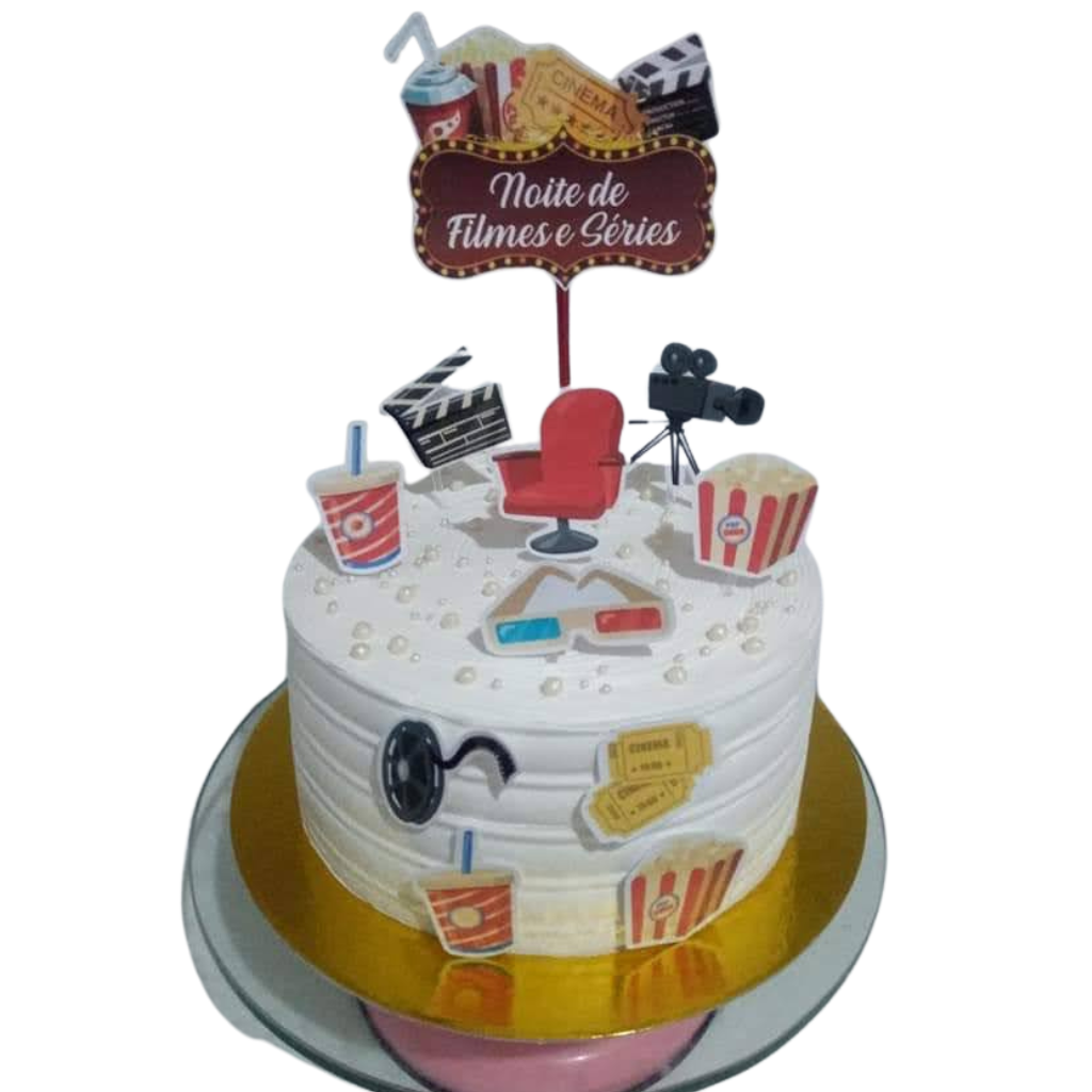 Bolo Festa Aniversario com Tema - Simone Doces