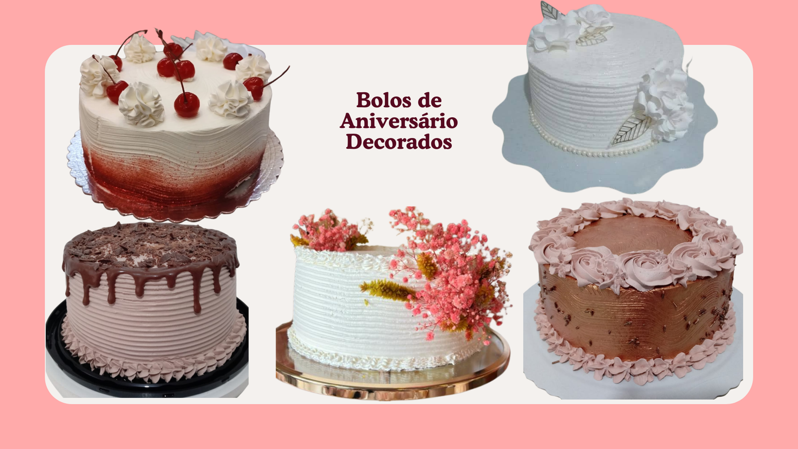 Bolos Diversos Simone Doces